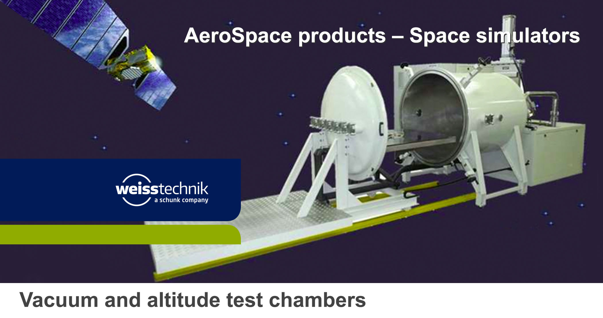 Vacuum altitude test chambers, space simulators3, weiss