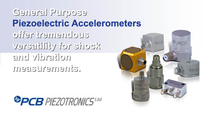 PCB Piezoelectric accelerometers